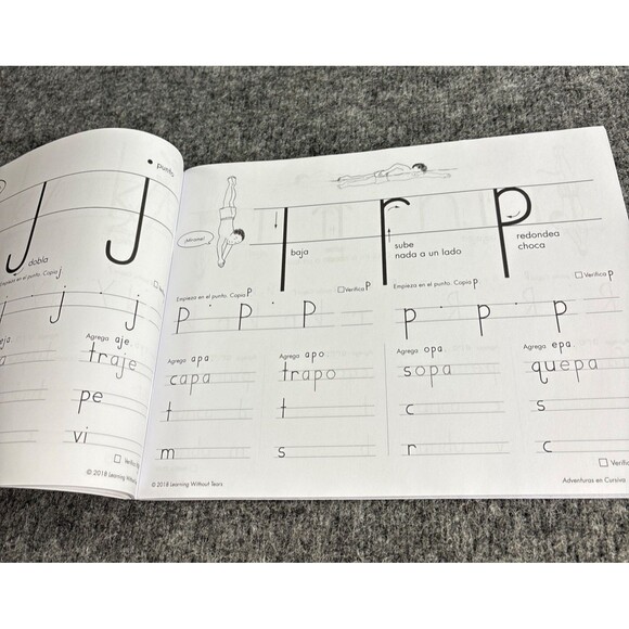 Learning Without Tears Aventuras En Cursiva Handwriting Workbook Spanish Edition - Picture 3 of 8